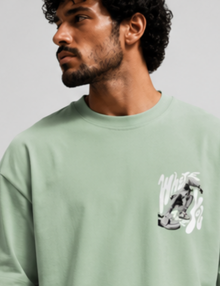 Men’s Premium Oversized T-Shirt – Where Are You