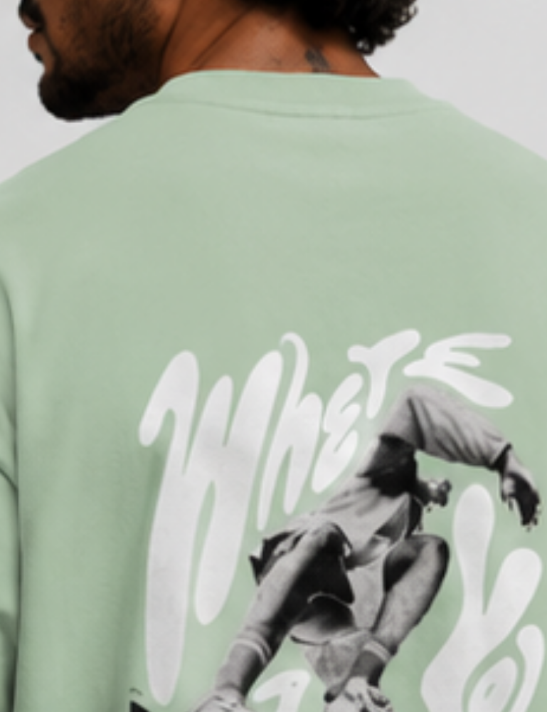 Men’s Premium Oversized T-Shirt – Where Are You
