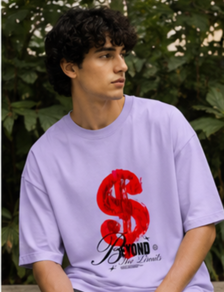 Men’s Oversized T-Shirt – Beyond The Limits