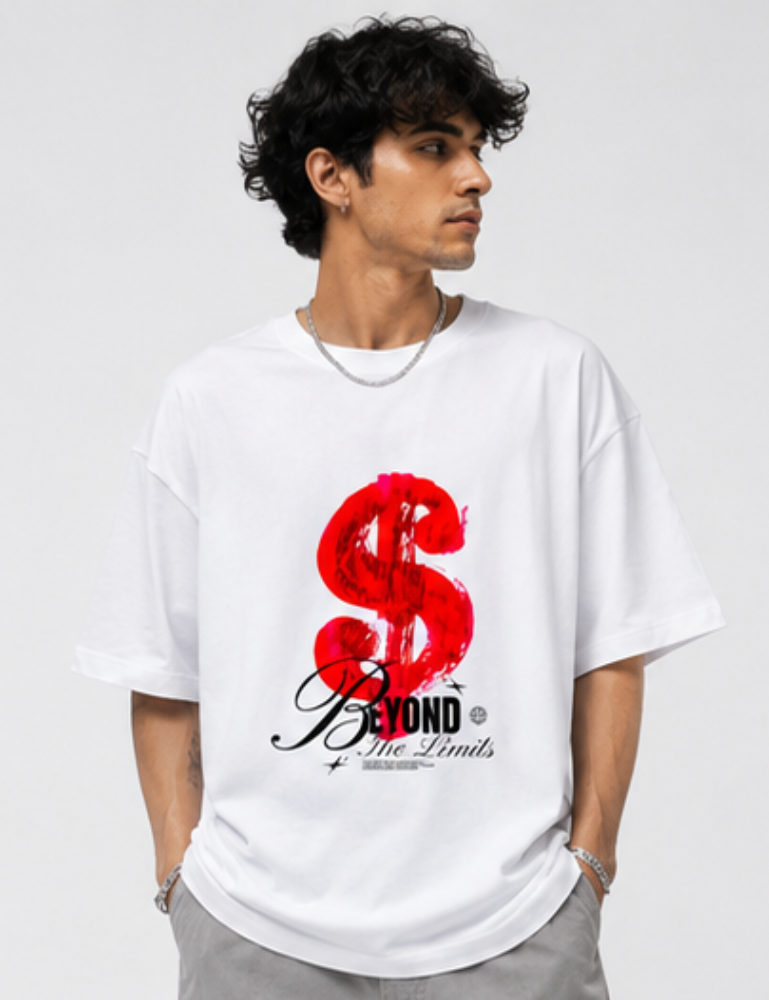 Men’s Oversized T-Shirt – Beyond The Limits