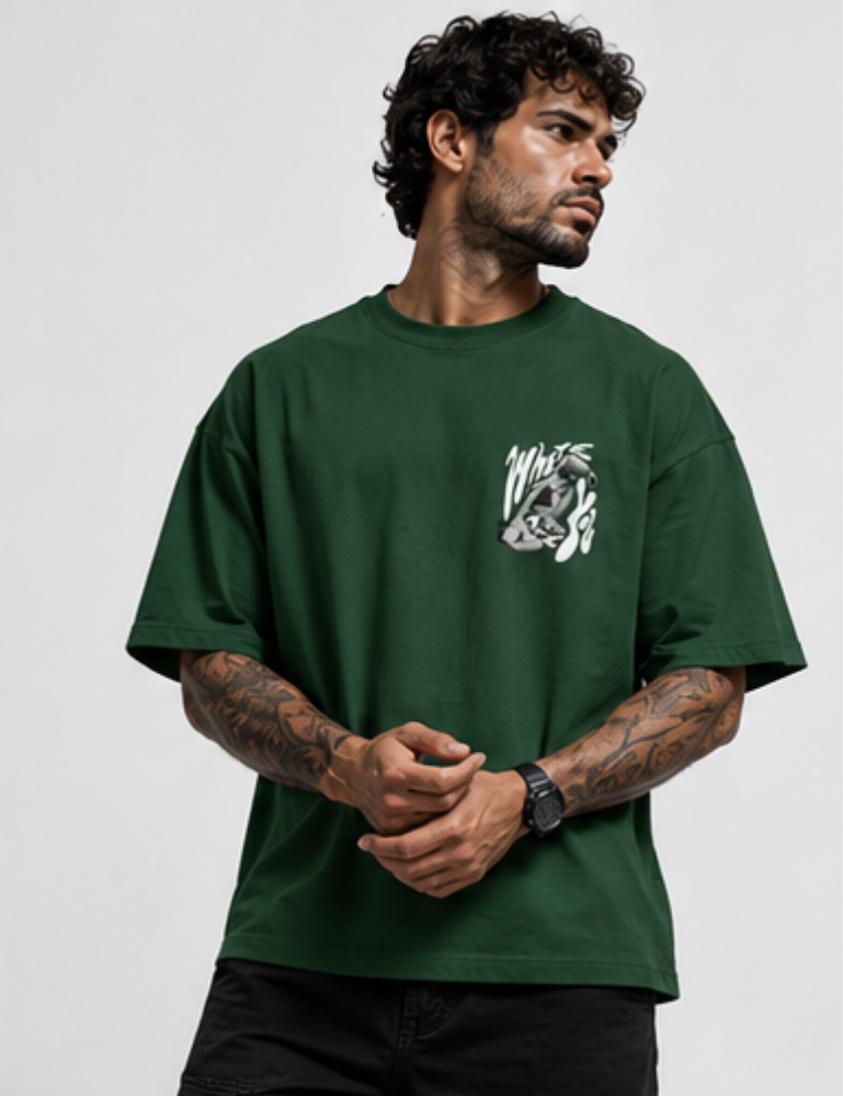 Men’s Premium Oversized T-Shirt – Where Are You