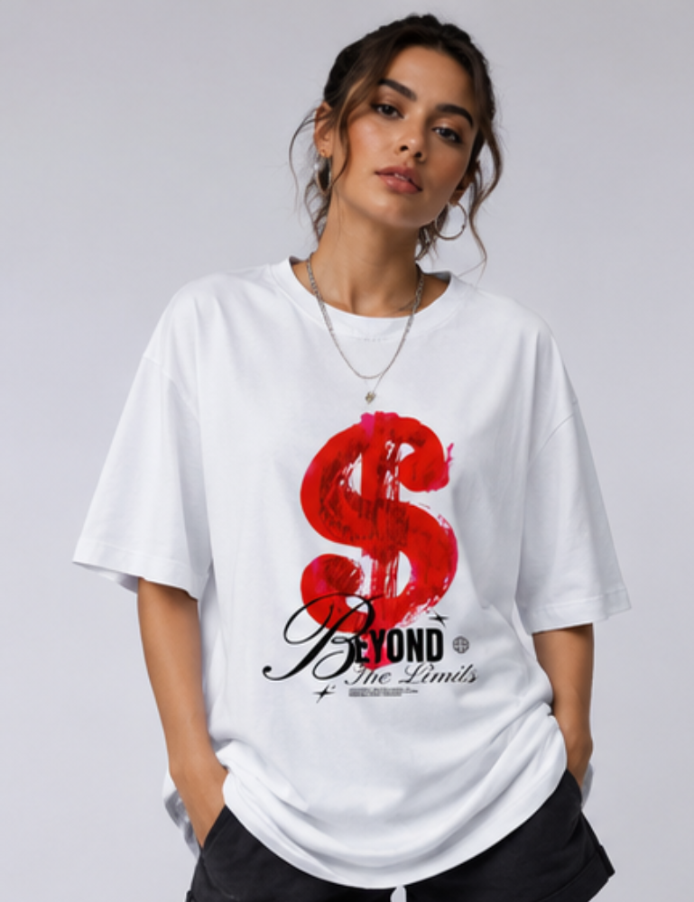 Women’s Oversized T-Shirt – Beyond The Limits