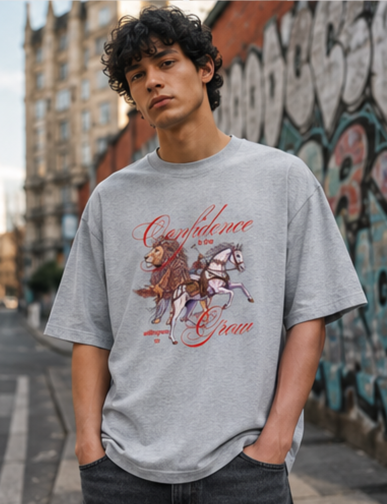 Men's Oversized T-Shirt – Confidence