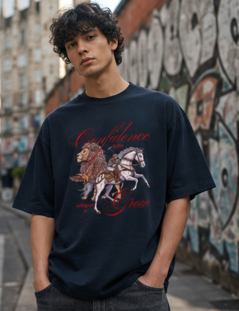 Men's Oversized T-Shirt – Confidence