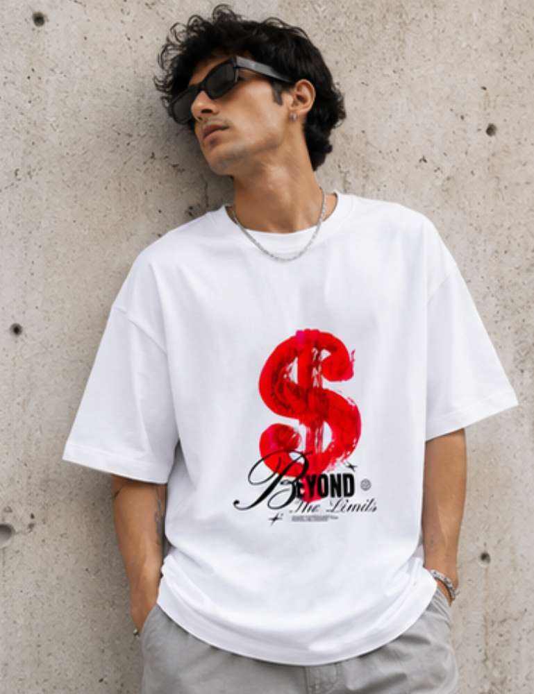 Men’s Oversized T-Shirt – Beyond The Limits