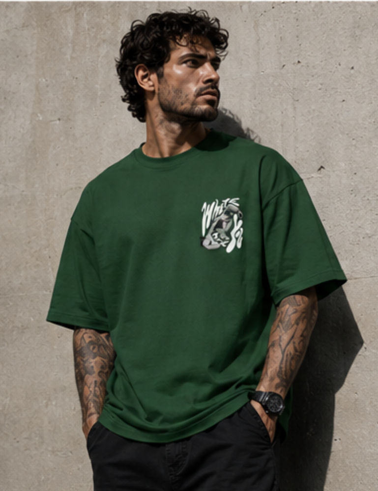 Men’s Premium Oversized T-Shirt – Where Are You