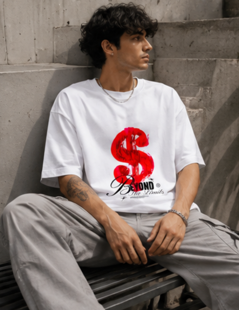 Men’s Oversized T-Shirt – Beyond The Limits