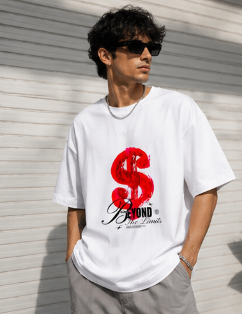 Men’s Oversized T-Shirt – Beyond The Limits