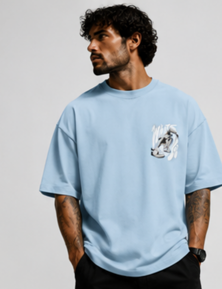 Men’s Premium Oversized T-Shirt – Where Are You