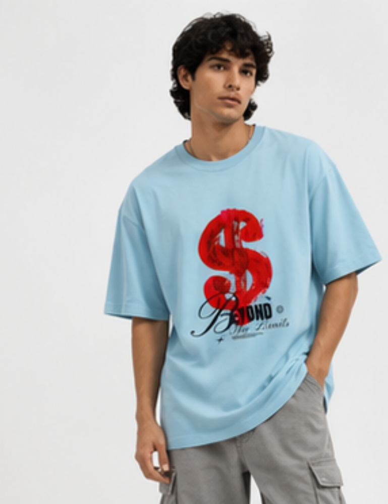 Men’s Oversized T-Shirt – Beyond The Limits
