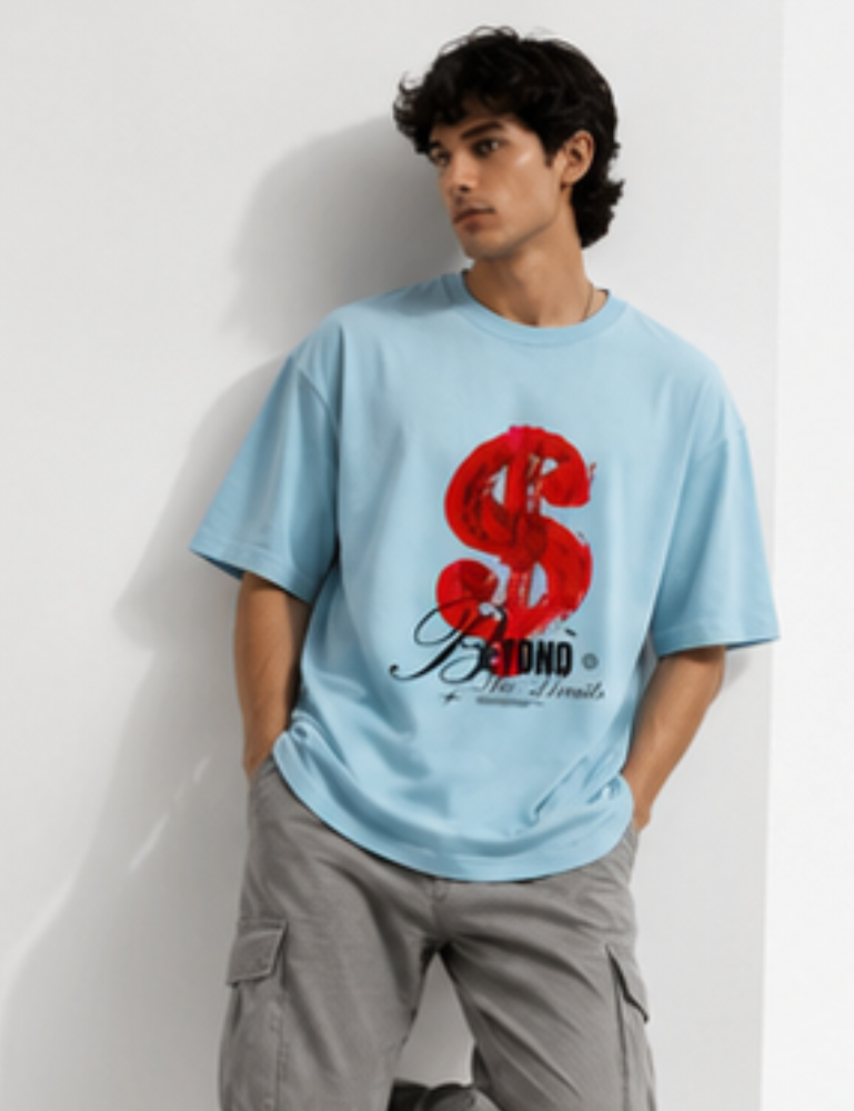 Men’s Oversized T-Shirt – Beyond The Limits