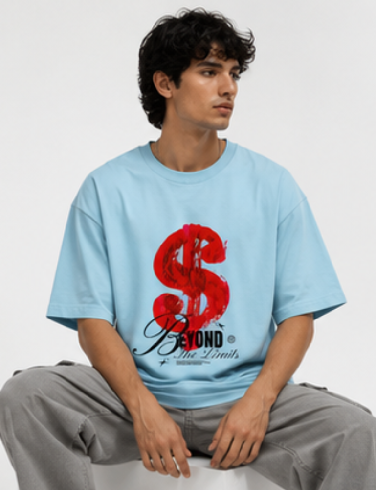 Men’s Oversized T-Shirt – Beyond The Limits