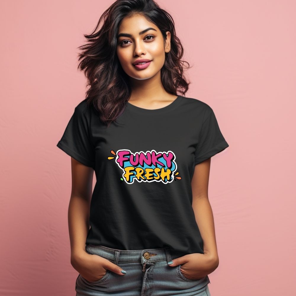Women's Funky Fresh Graphics Printed T-Shirt