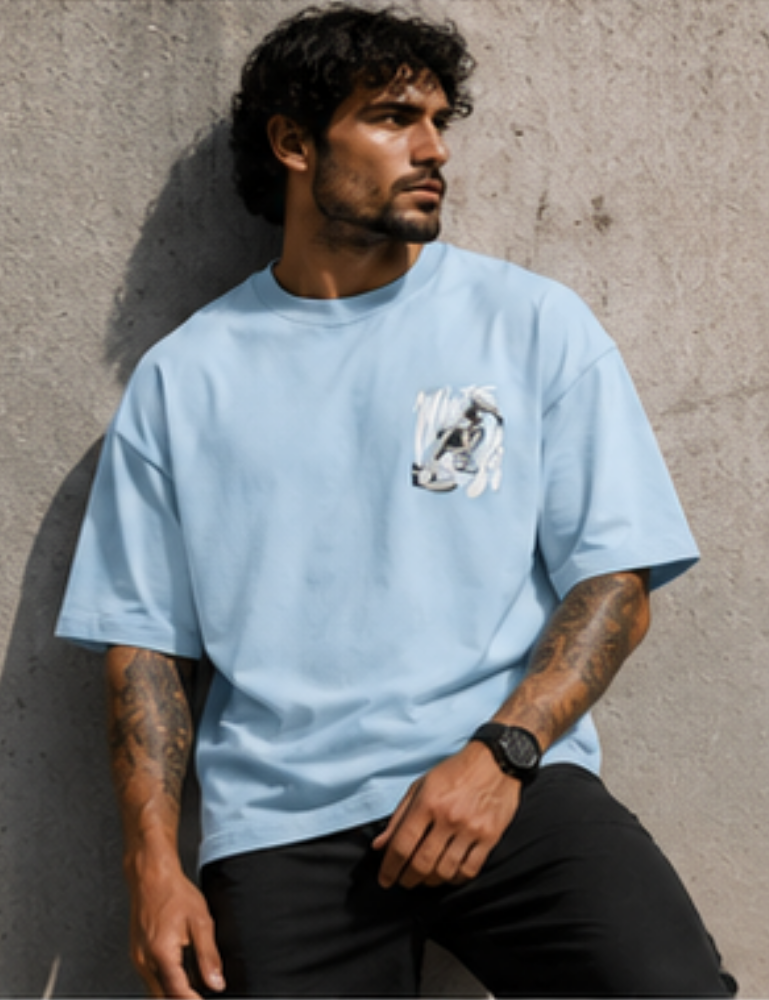 Men’s Premium Oversized T-Shirt – Where Are You