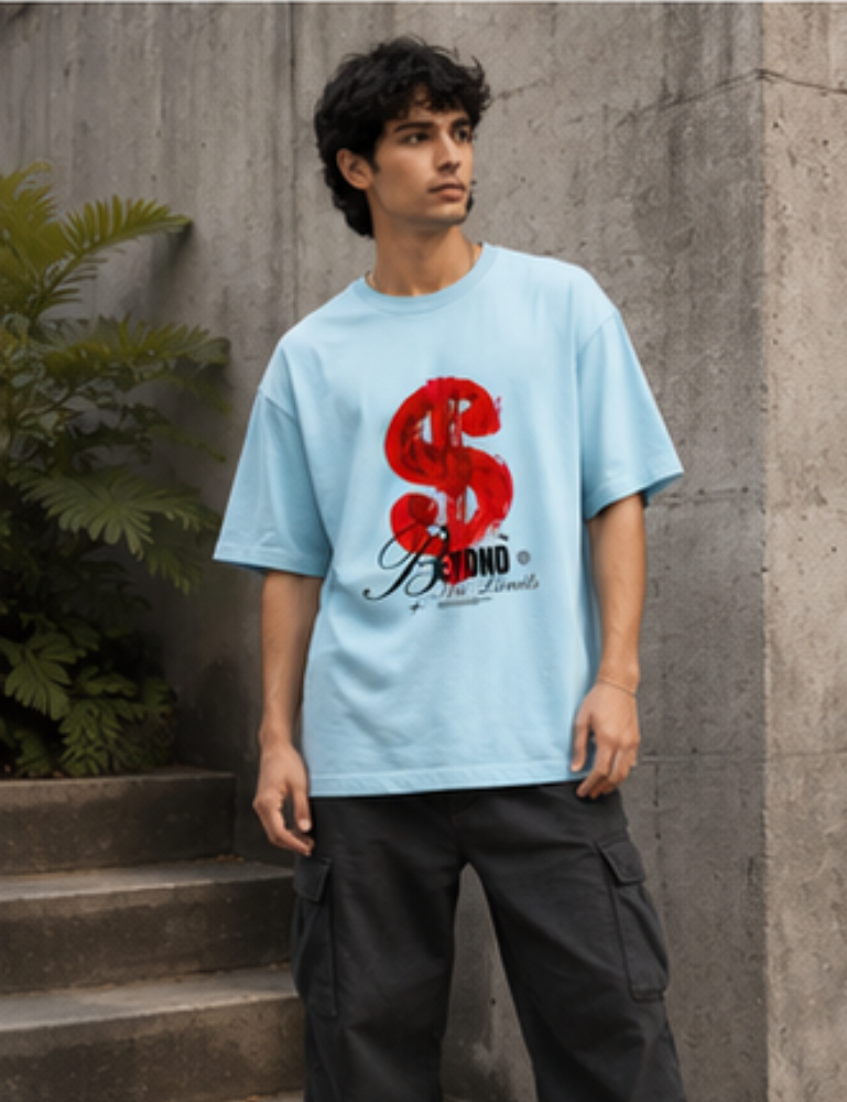 Men’s Oversized T-Shirt – Beyond The Limits