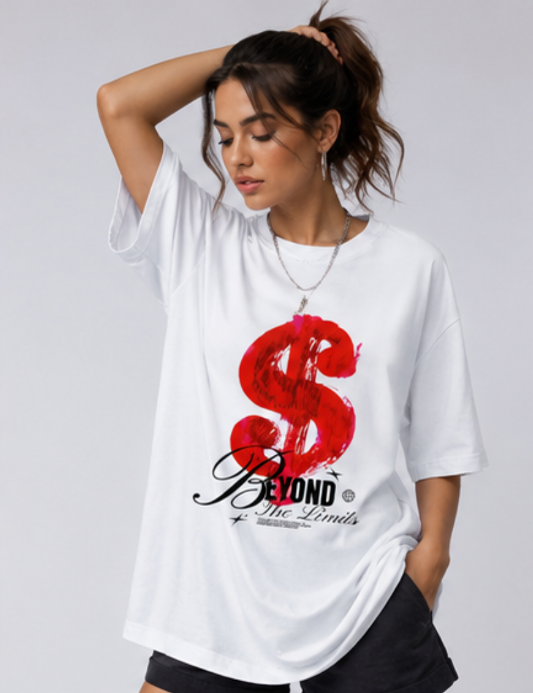 Women’s Oversized T-Shirt – Beyond The Limits