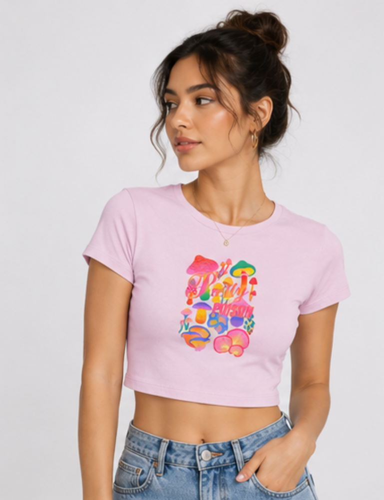 Women’s Baby Tee – Pretty Poison