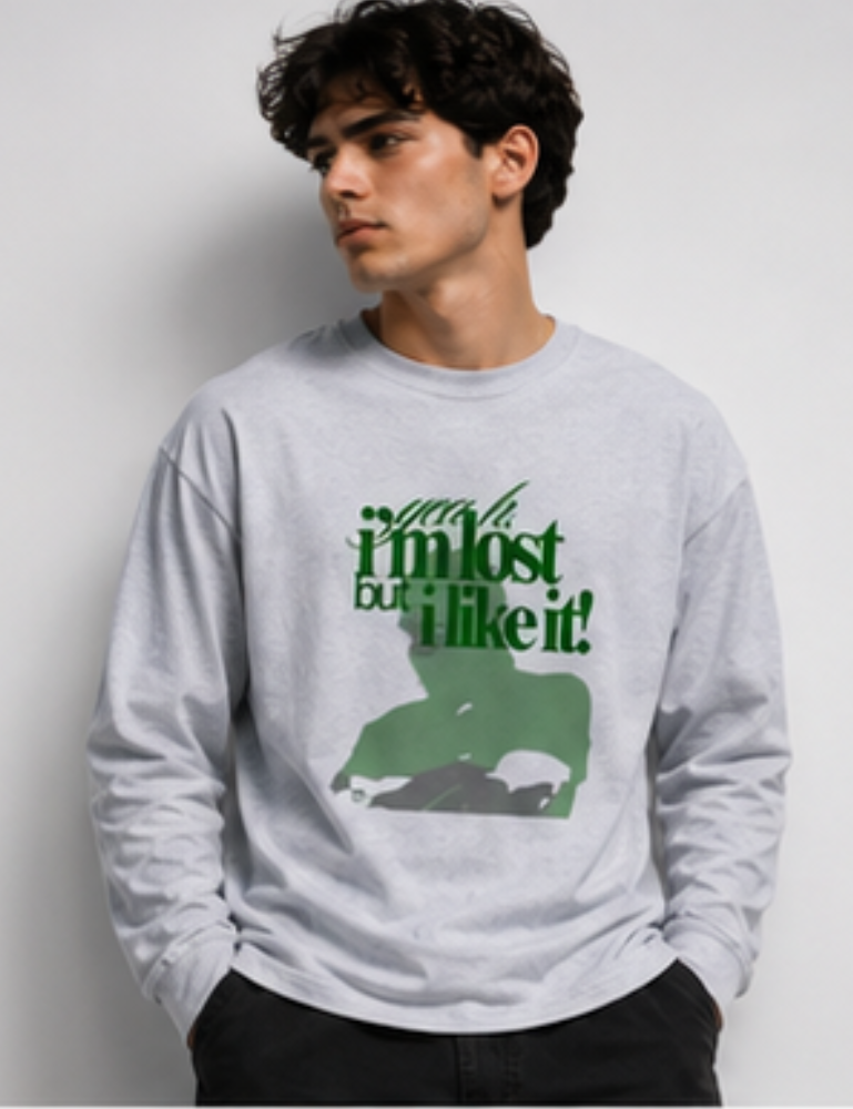 Men’s Full Sleeves T-Shirt – I'm Lost