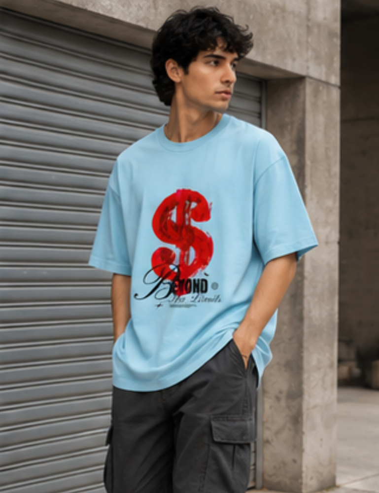Men’s Oversized T-Shirt – Beyond The Limits