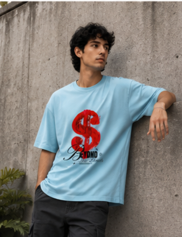 Men’s Oversized T-Shirt – Beyond The Limits