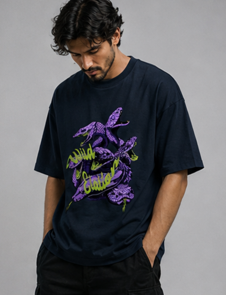 Men’s Premium Oversized T-Shirt – Wild Elation