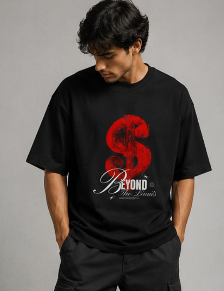 Men’s Oversized T-Shirt – Beyond The Limits