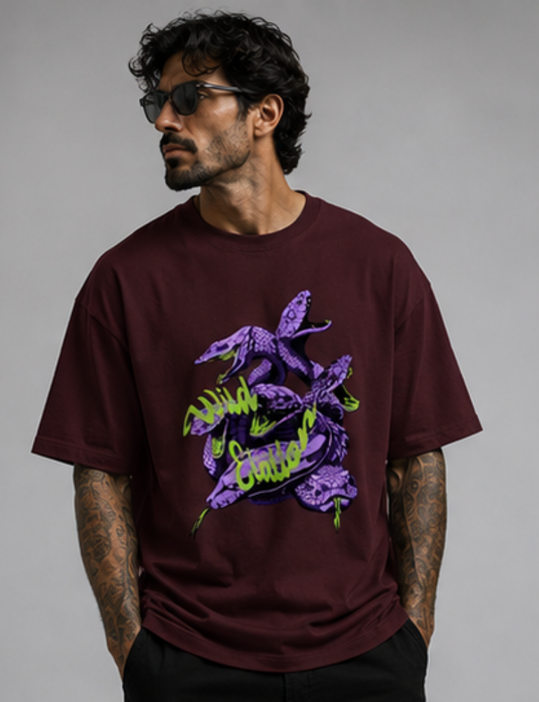 Men’s Premium Oversized T-Shirt – Wild Elation