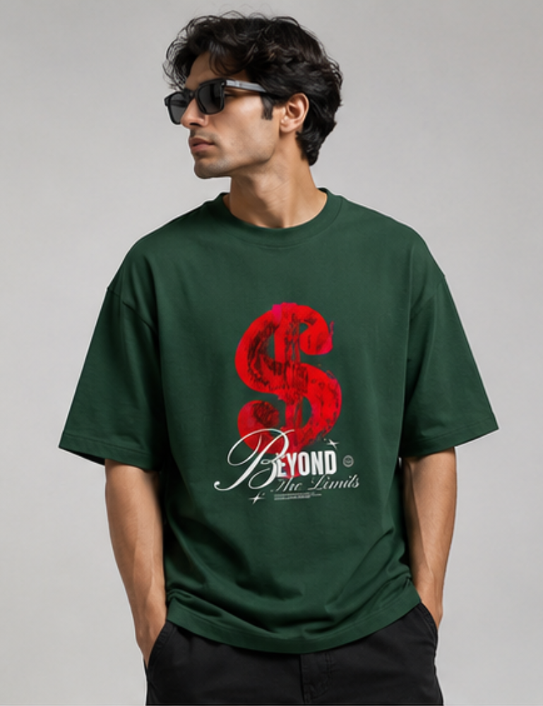 Men’s Oversized T-Shirt – Beyond The Limits