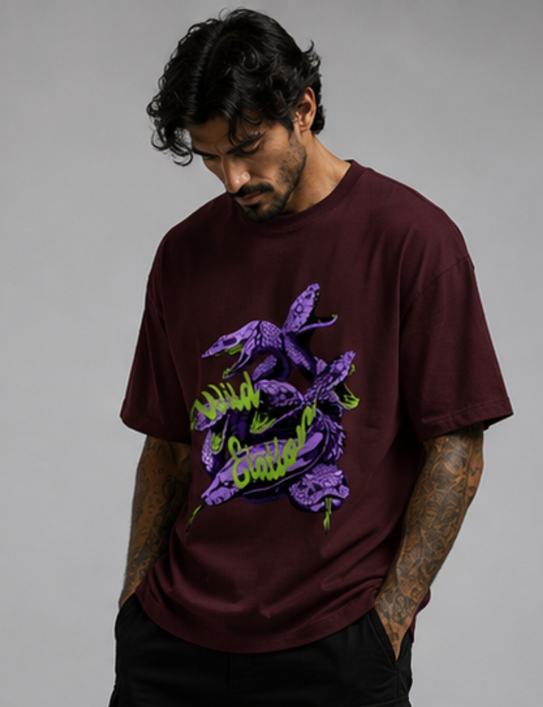 Men’s Premium Oversized T-Shirt – Wild Elation