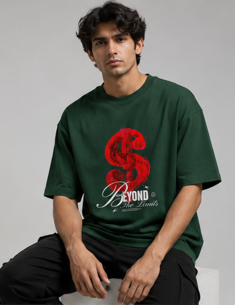 Men’s Oversized T-Shirt – Beyond The Limits