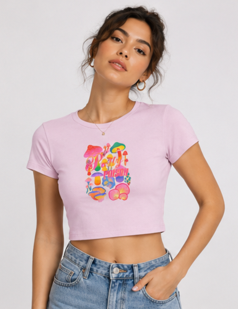 Women’s Baby Tee – Pretty Poison