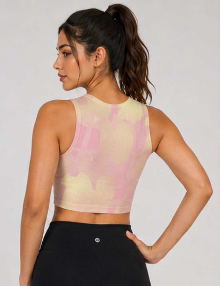 Women's Sports Crop Top – Artist Secondary image
