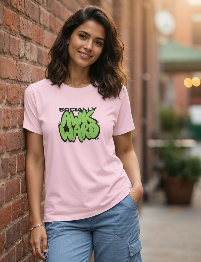 Women's Regular T-Shirt – Socially Awkward