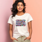Women's Groovy Dreams Graphics Printed T-Shirt