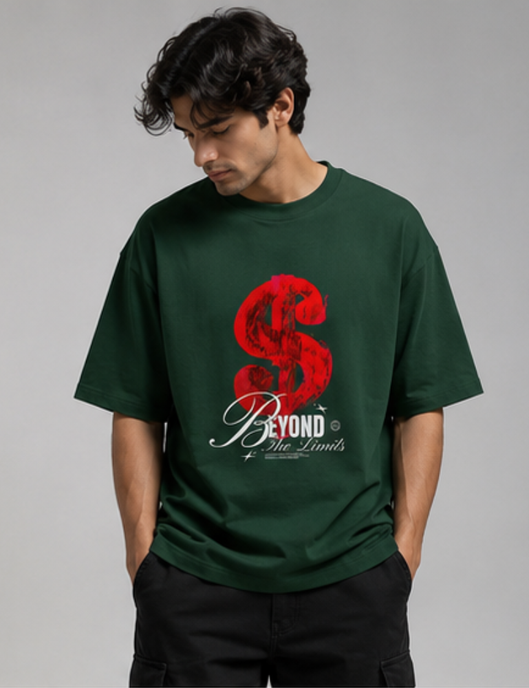 Men’s Oversized T-Shirt – Beyond The Limits