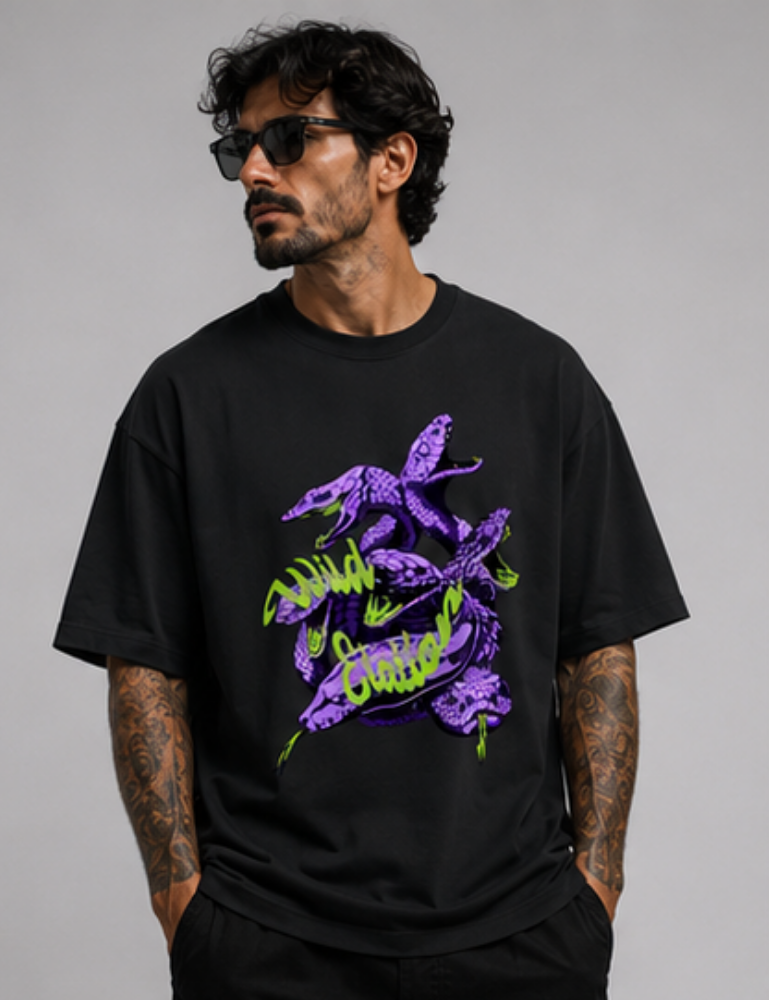 Men’s Premium Oversized T-Shirt – Wild Elation