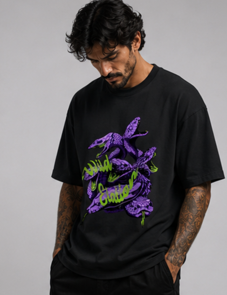 Men’s Premium Oversized T-Shirt – Wild Elation