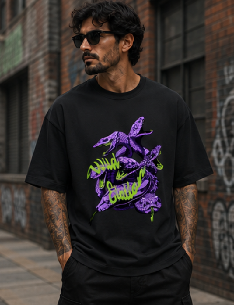 Men’s Premium Oversized T-Shirt – Wild Elation
