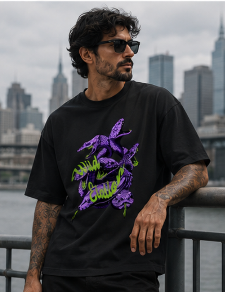 Men’s Premium Oversized T-Shirt – Wild Elation
