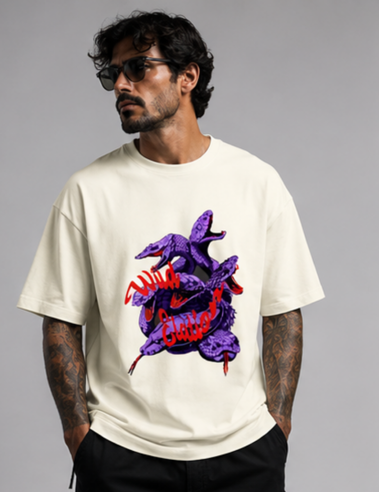 Men’s Premium Oversized T-Shirt – Wild Elation