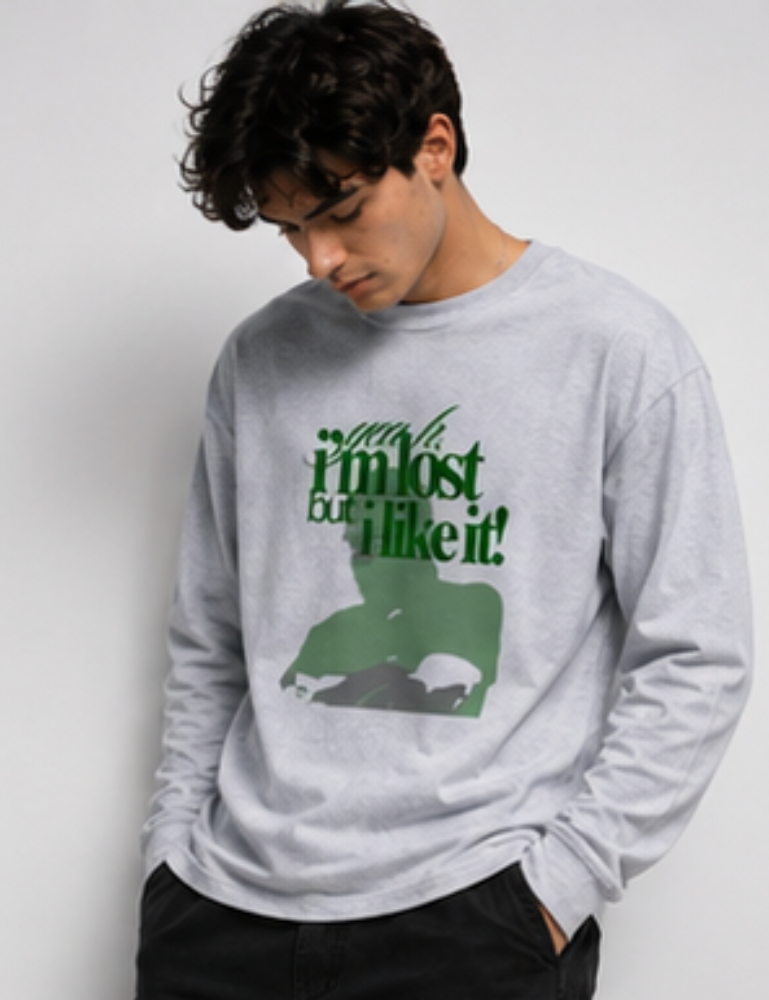 Men’s Full Sleeves T-Shirt – I'm Lost