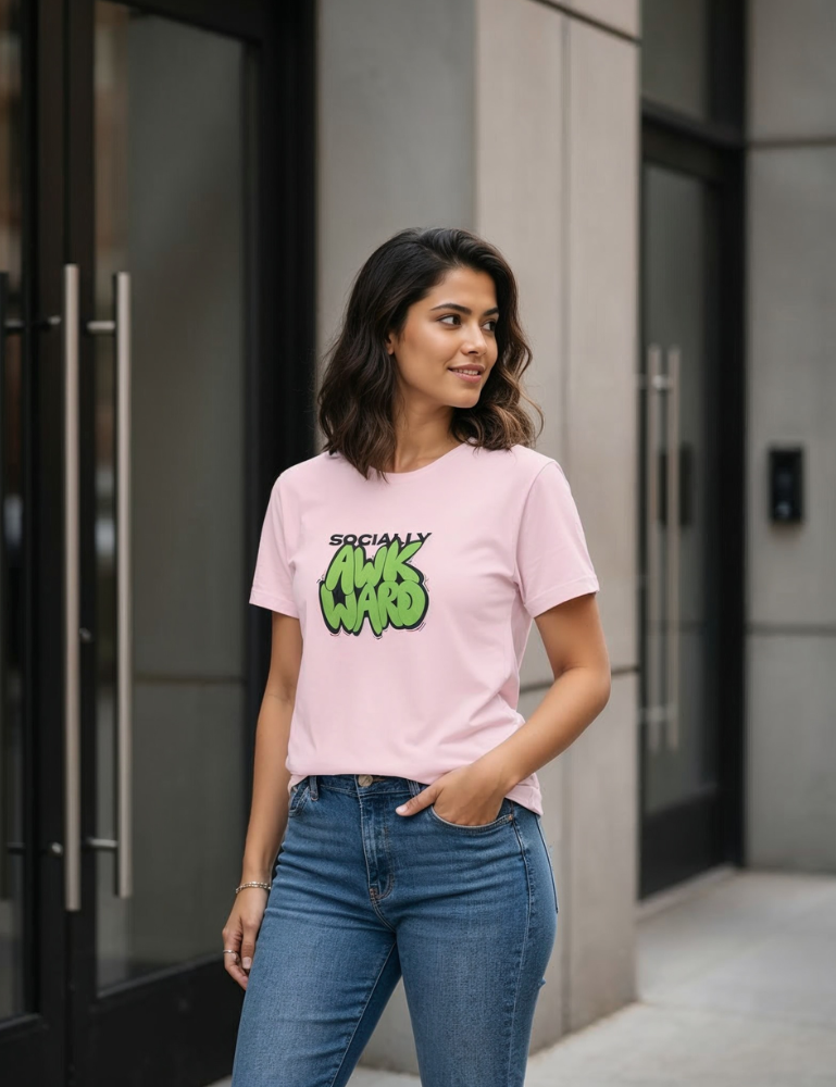 Women's Regular T-Shirt – Socially Awkward