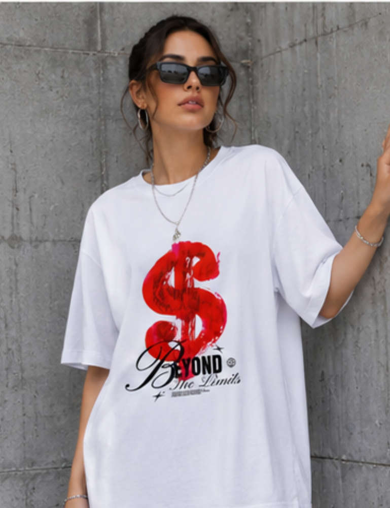 Women’s Oversized T-Shirt – Beyond The Limits