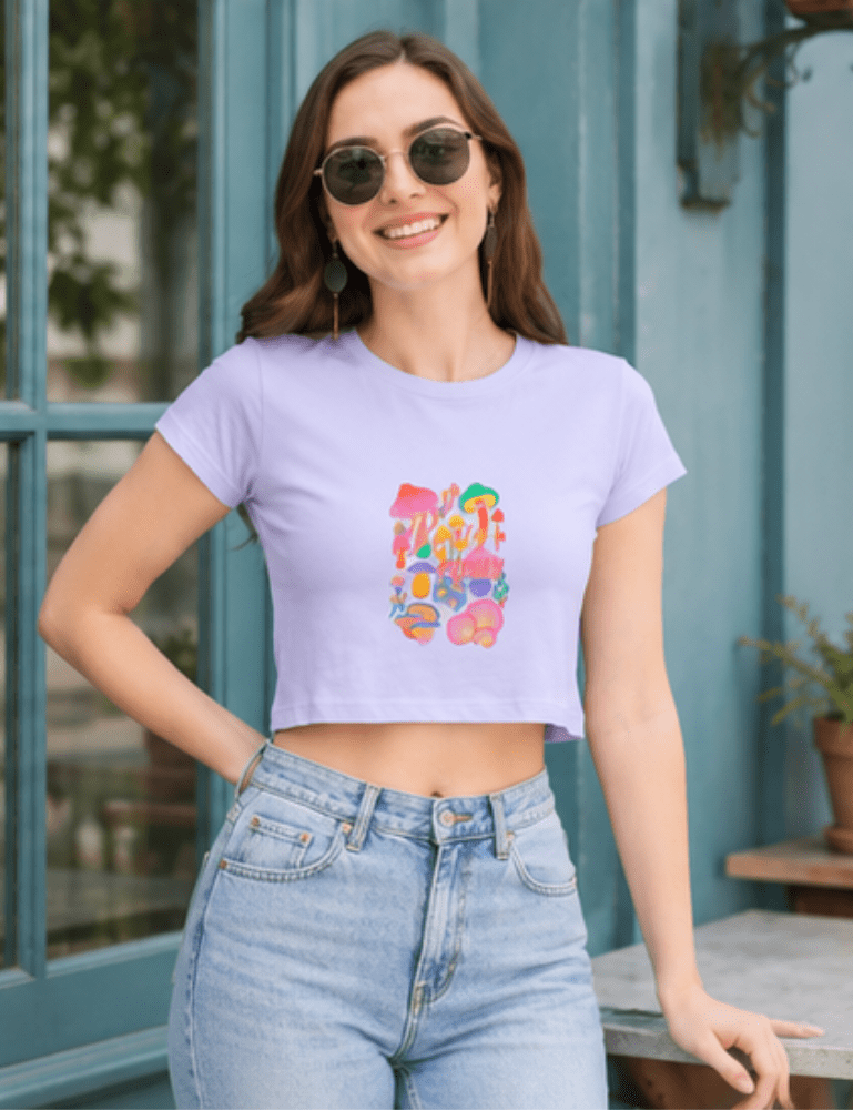 Women’s Crop Top – Pretty Poison - Creativeya.com