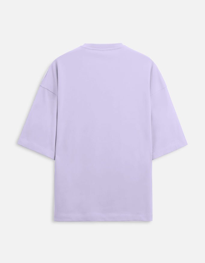 Women’s Premium Oversized T-Shirt – Wild Elation - Lavender#-Creativeya.com