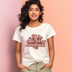 Women's Try a Little bit of Kindness Design Printed T-Shirt