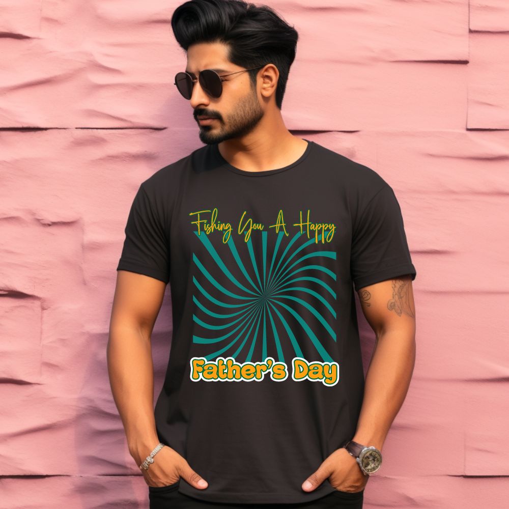 Men's Flag You A Happy Father's Day Design Printed T-Shirt