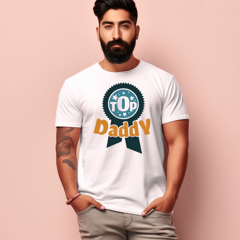 Men's Top Daddy Design Printed T-Shirt Main image