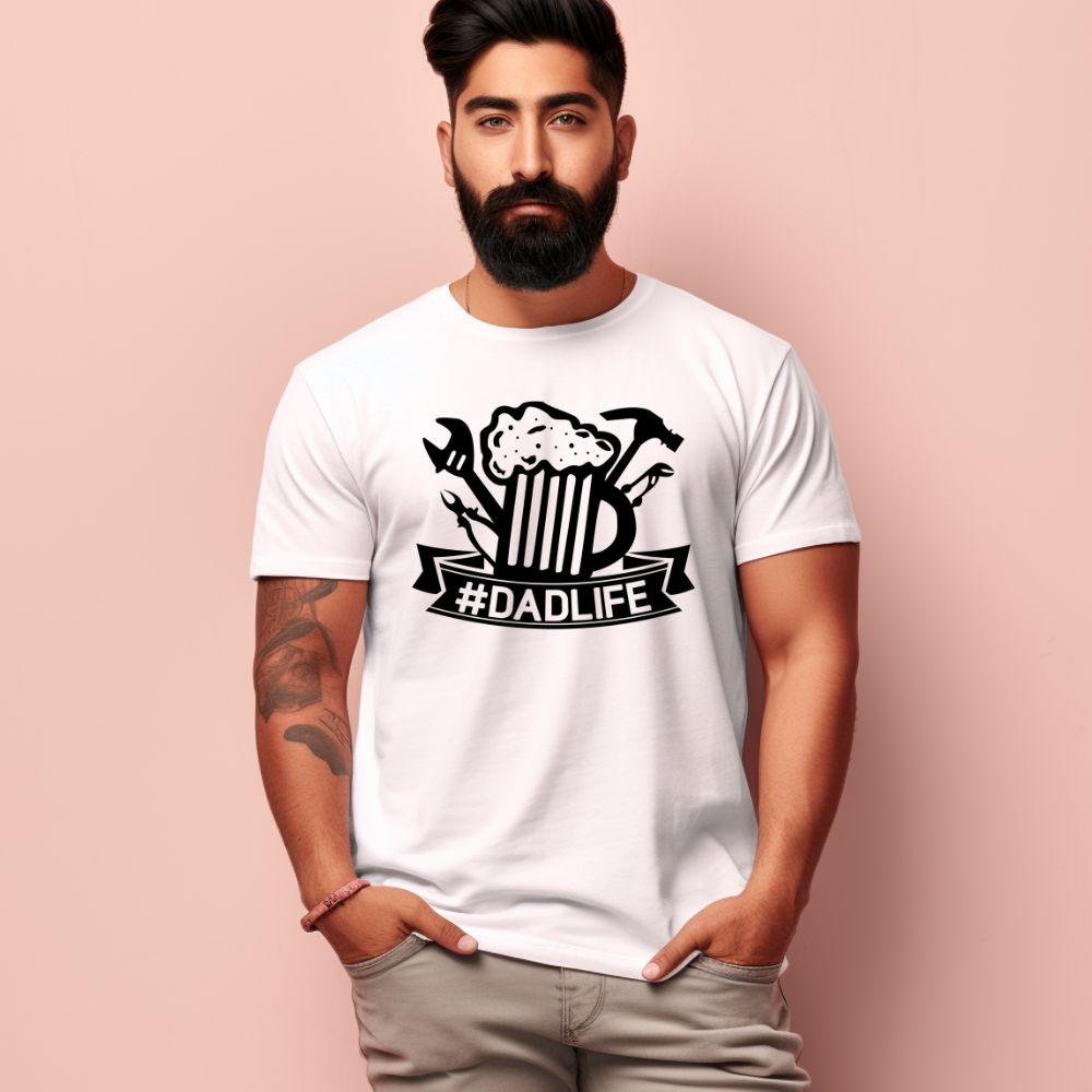 Men's Dad Life Design Printed T-Shirt Main image