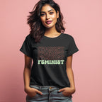 Women's Feminist Design Printed T-Shirt